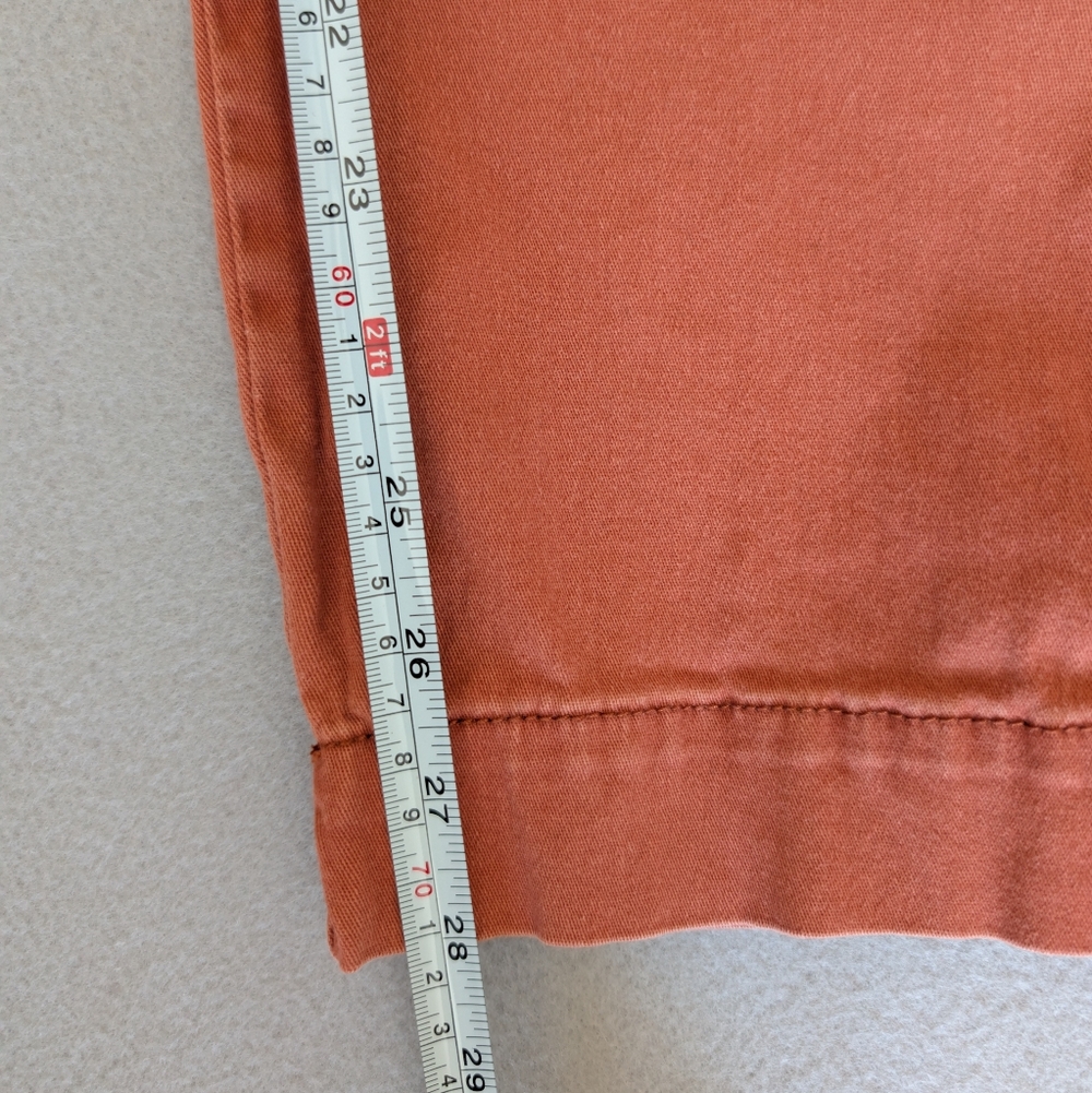 Cotton High Rise Relaxed Tapered Utility Joggers Coastal Travel Pants Sz M image 7